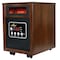 Iliving Infrared Portable Space Heater with Dual Heating System, 1500W, Dark Walnut Wooden Cabinet ILG-918W - alternate 2